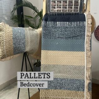 Pallets Quilted Bedcover